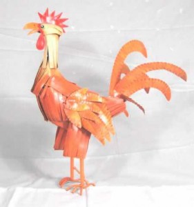 PMA-181     Rooster 20″ x 17″